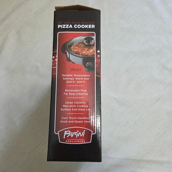 Parini Appliances 12" non-stick electric Pizza Cooker - Picture 3 of 6
